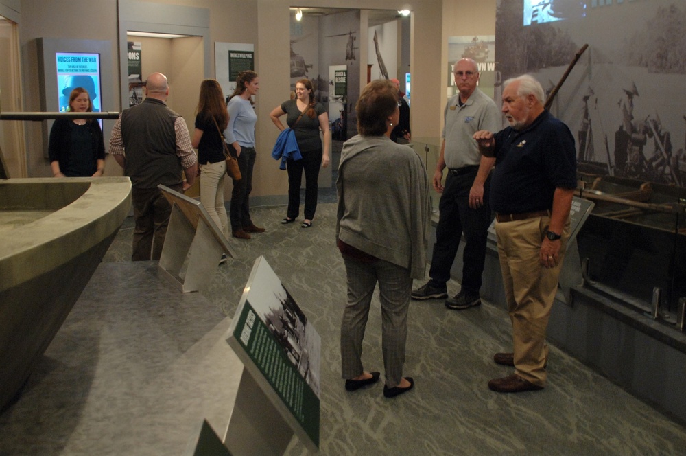 Military Aviation Museum staff tour Naval Museum