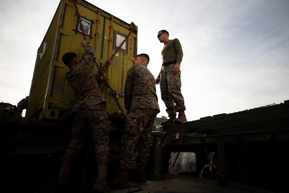 U.S. Marines hone their skills in Haramura, Japan