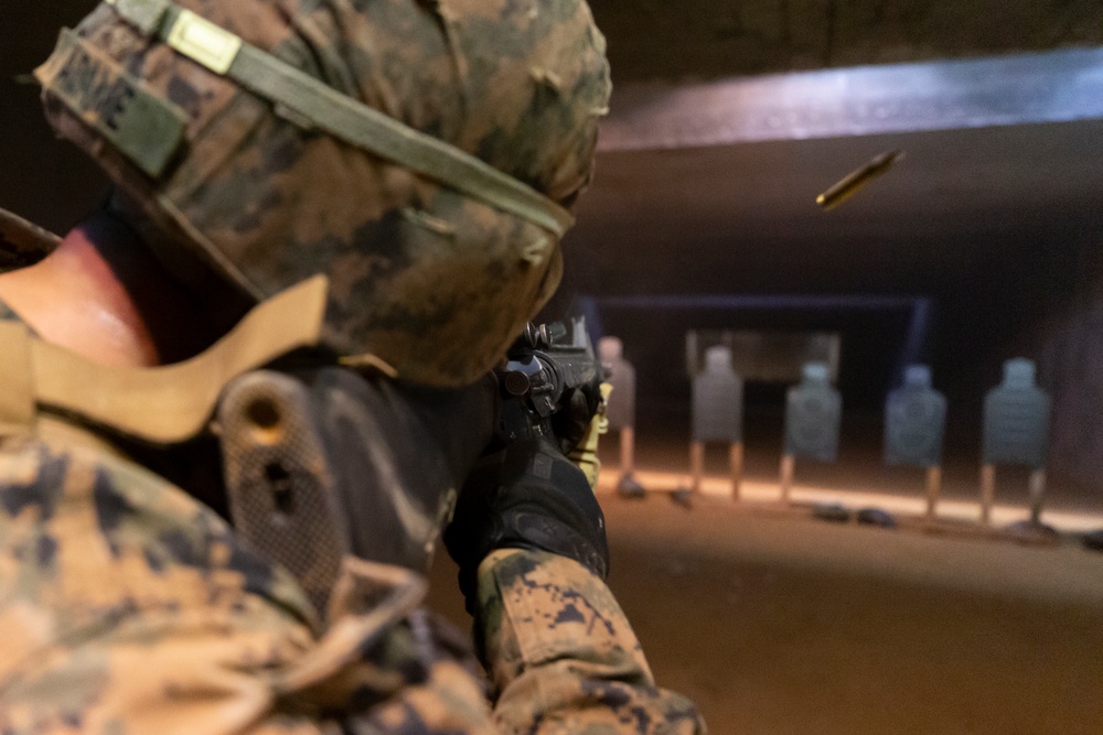 U.S. Marines hone their skills in Haramura, Japan