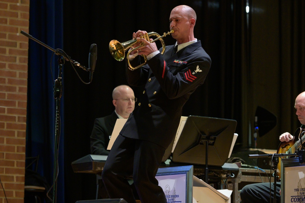 Navy Band Commodores visit Wilmington