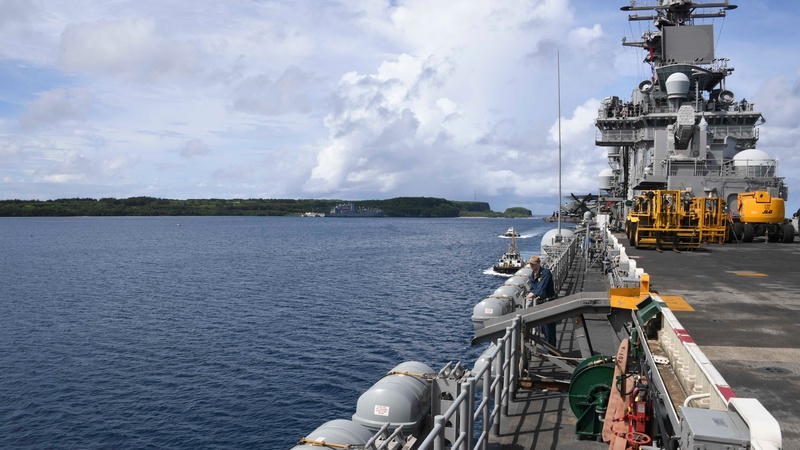 USS Boxer and 11th MEU Arrive in Guam