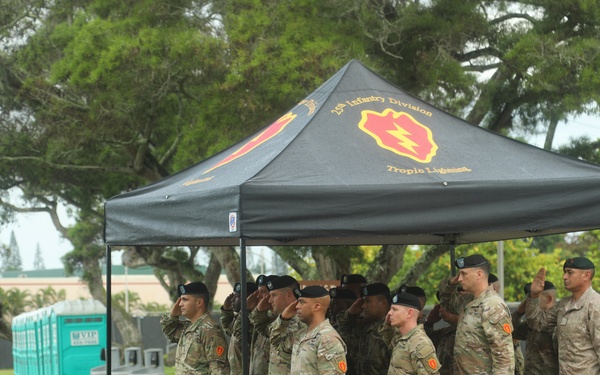 25th ID Memorial Brick Laying Ceremony