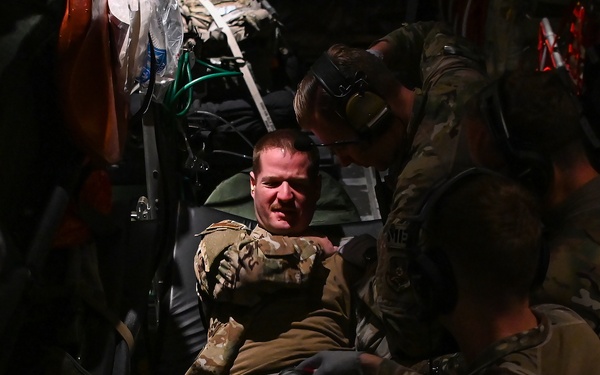 405th EAES rescues patients in the AOR