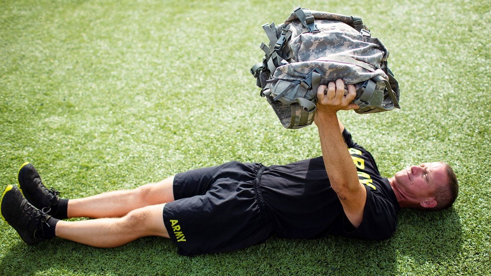 Soldier trains the trainers on new Army Combat Fitness Test standards