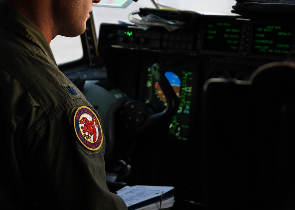 The 143d Airlift Wing, 1/143d Charlie Co. Infantry Airborne, Team Up for High Performance Tactical Night Jump Training