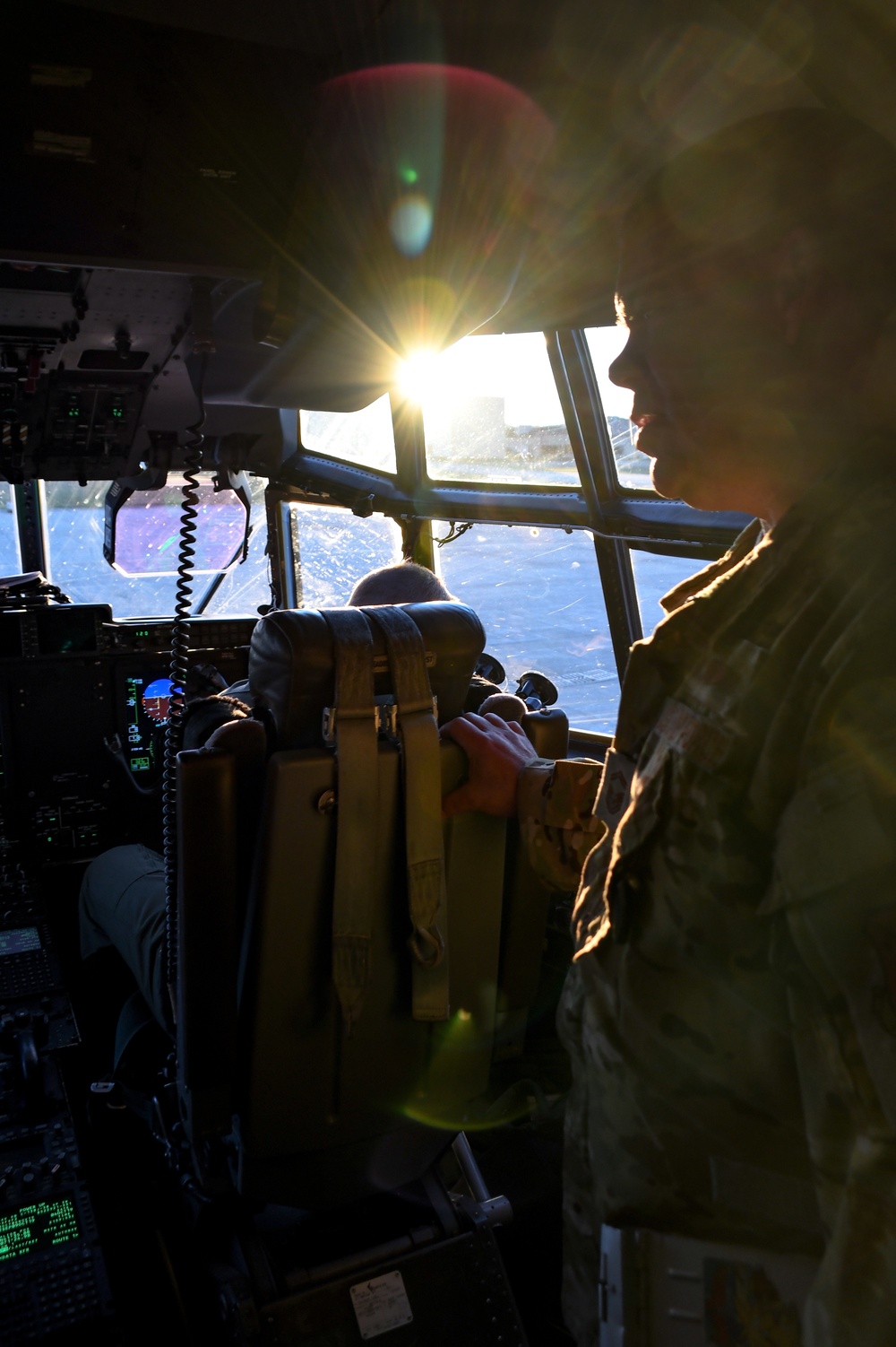 The 143d Airlift Wing, 1/143d Charlie Co. Infantry Airborne, Team Up for High Performance Tactical Night Jump Training