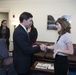 Defense Secretary Meets Brianna McKinnon