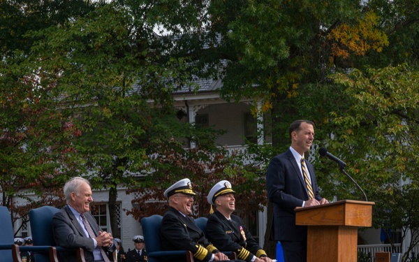 Vice Adm. Forrest Faison, 38th Surgeon General of the Navy, Retires