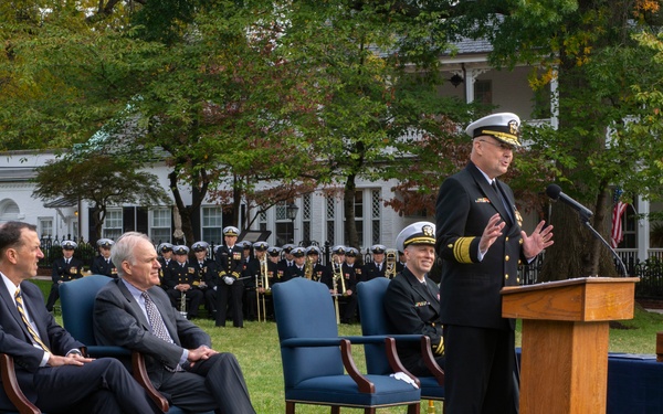 Vice Adm. Forrest Faison, 38th Surgeon General of the Navy, Retires
