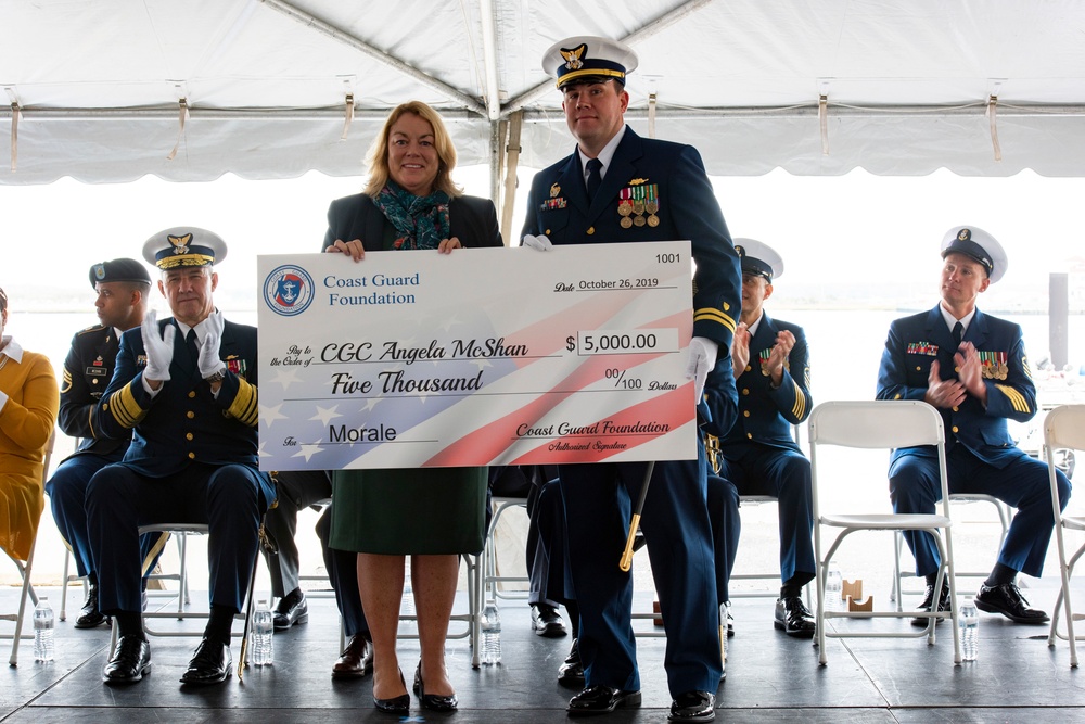 Coast Guard Cutter Angela McShan Commissioning