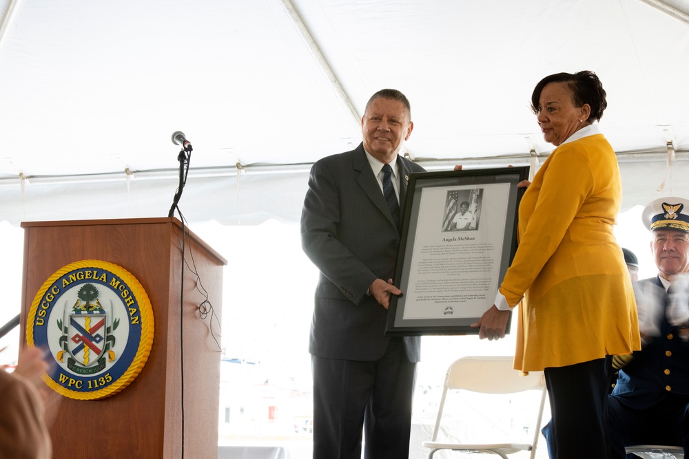 Coast Guard Cutter Angela McShan Commissioning