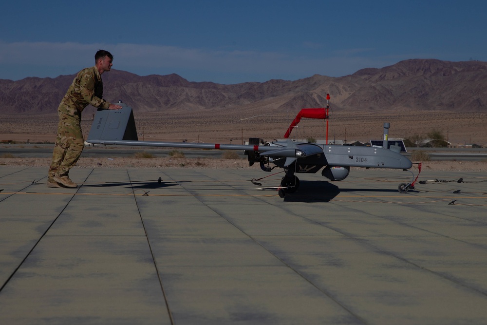 RQ 7B Shadow V-2 Takes Flight in Support of 2d MARDIV