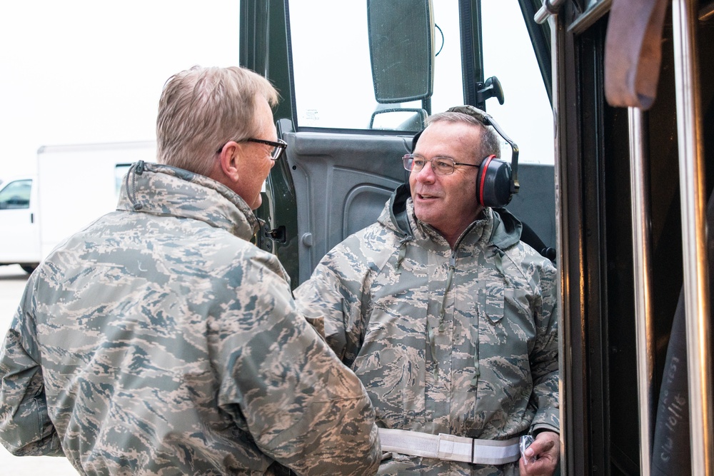 Airman conducts last aircraft refuel before retirement