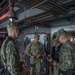 U.S. Sailors train on a long range acoustic device system