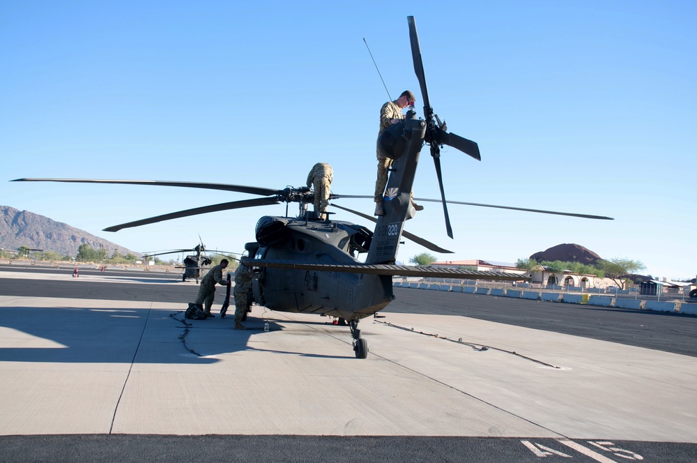 Arizona Army National Guard Citizen-Soldiers Take to the Sky