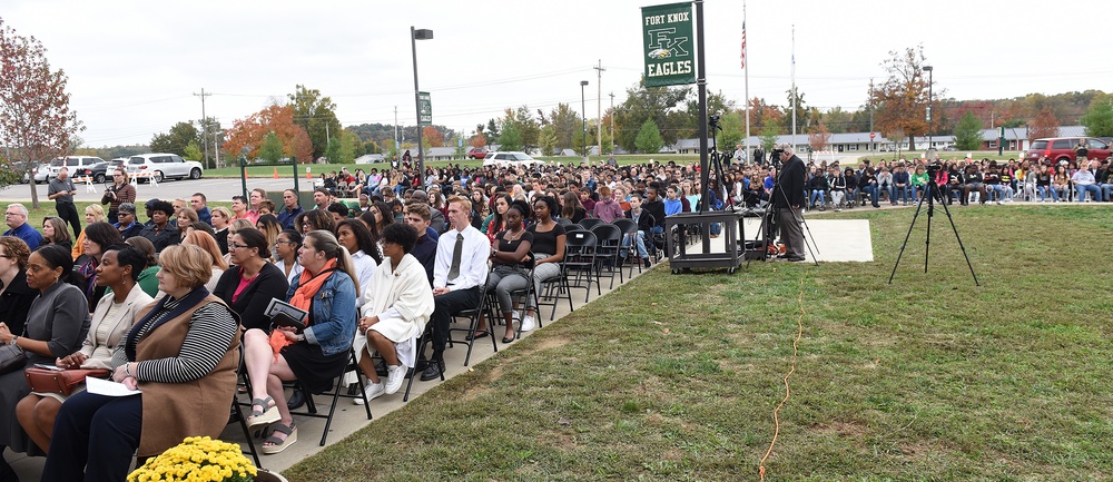 Community celebrates dedication of Fort Knox Middle High School’s 21st Century annex