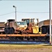 Engineer unit's equipment, vehicles on railcars at Fort McCoy return from 2019 Operation Resolute Castle deployment