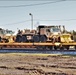 Engineer unit's equipment, vehicles on railcars at Fort McCoy return from 2019 Operation Resolute Castle deployment