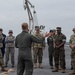 Members of the Joint Forces Staff College visit the aircraft carrier USS John C. Stennis (CVN 74)