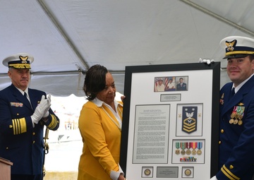 Commissioning ceremony  for the U.S. Coast Guard Cutter Angela McShan