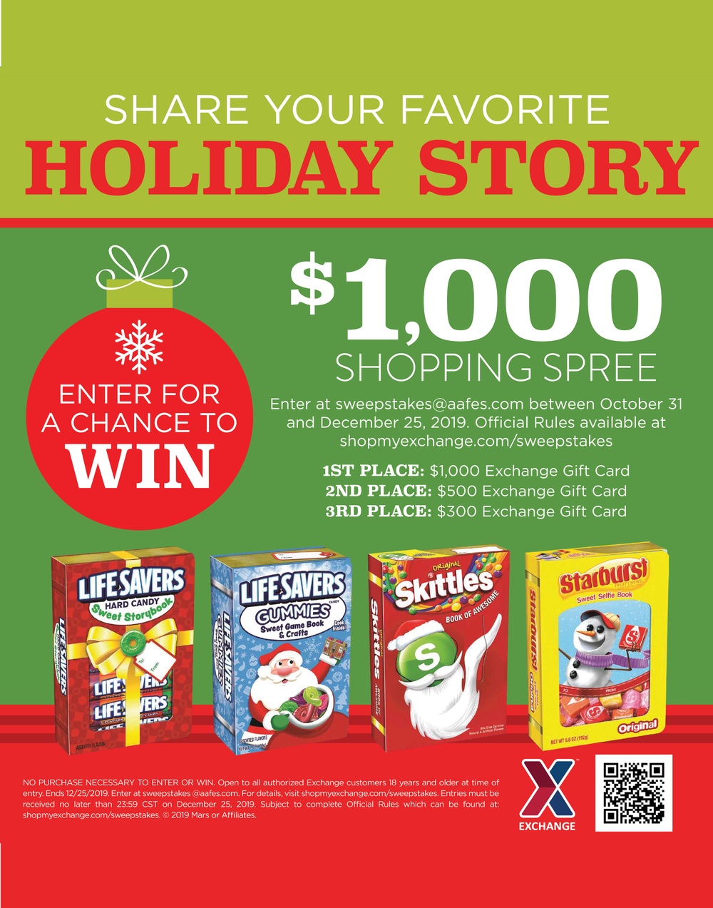 Exchange Giving Away More Than $25,000 in Prizes in Three Holiday Sweepstakes