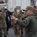 Members of the Joint Forces Staff College visit the aircraft carrier USS John C. Stennis (CVN 74)