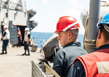 Replenishment-at-sea USS Farragut