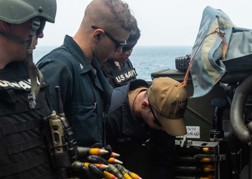 LIve-fire exercise USS Farragut