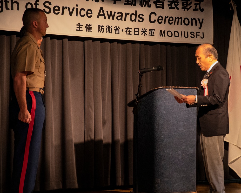 MCAS Iwakuni commemorates MLC and IHA employees for their hard work