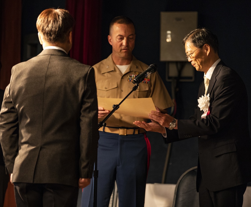 MCAS Iwakuni commemorates MLC and IHA employees for their hard work