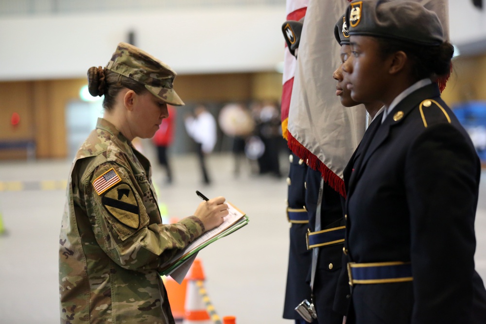 Zama Middle High School wins JROTC drill competition