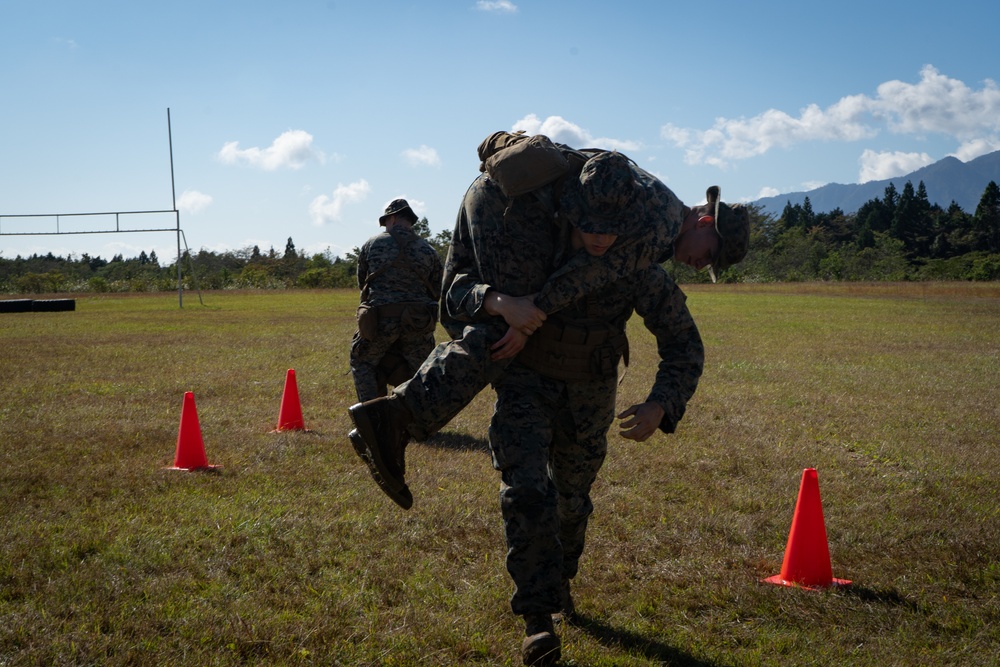 U.S. Marines conduct fire team competition during Fuji Viper 20-1