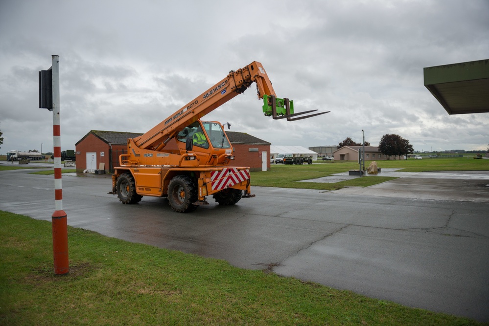 16th STB, USAG Benelux, 424th ABS prepare Chievres Air Base for 3rd CAB 3rd ID rotation