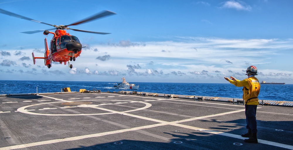 Coast Guard Cutter James conducts 62-day counter-drug patrol