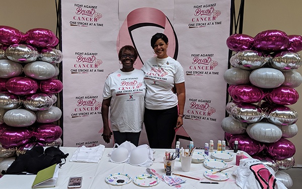 Encouraging breast cancer awareness