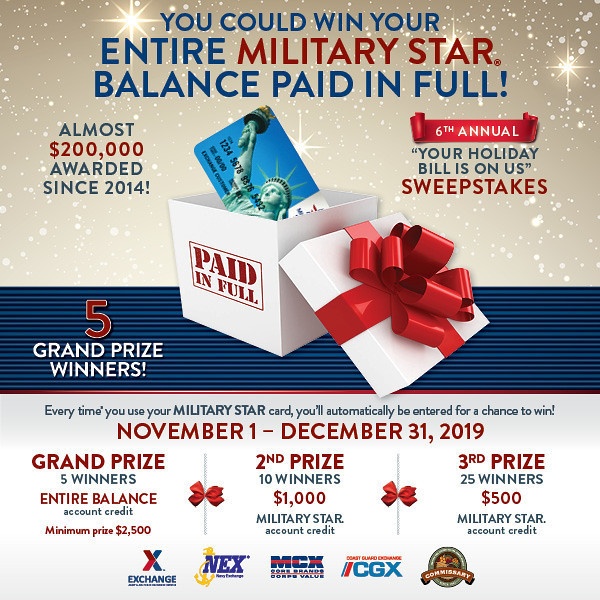 ‘Your Holiday Bill Is on Us’ Sweepstakes Is Back for Exchange Shoppers