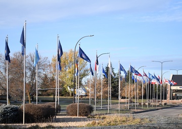 Grand Forks Air Force Base main gate
