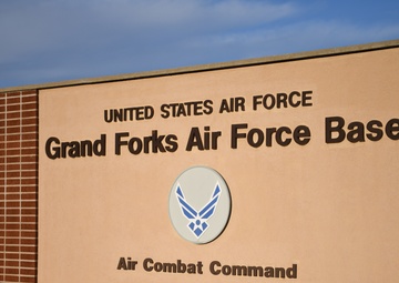 Grand Forks Air Force Base main gate