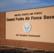 Grand Forks Air Force Base main gate