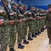 191031-N-TE695-0012 NEWPORT, R.I. (Oct. 31, 2019) -- Navy Officer Candidate School students perform drill and ceremony