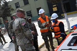 West Virginia and Peru soldiers talk logistics, natural disaster planning and response