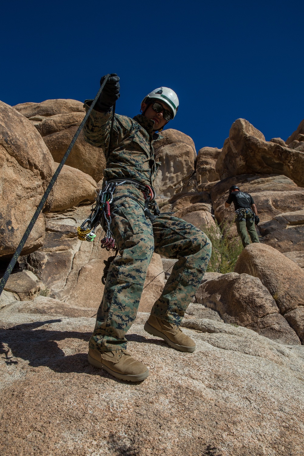 U.S. Marines with 2/4 complete Assault Climber's Course