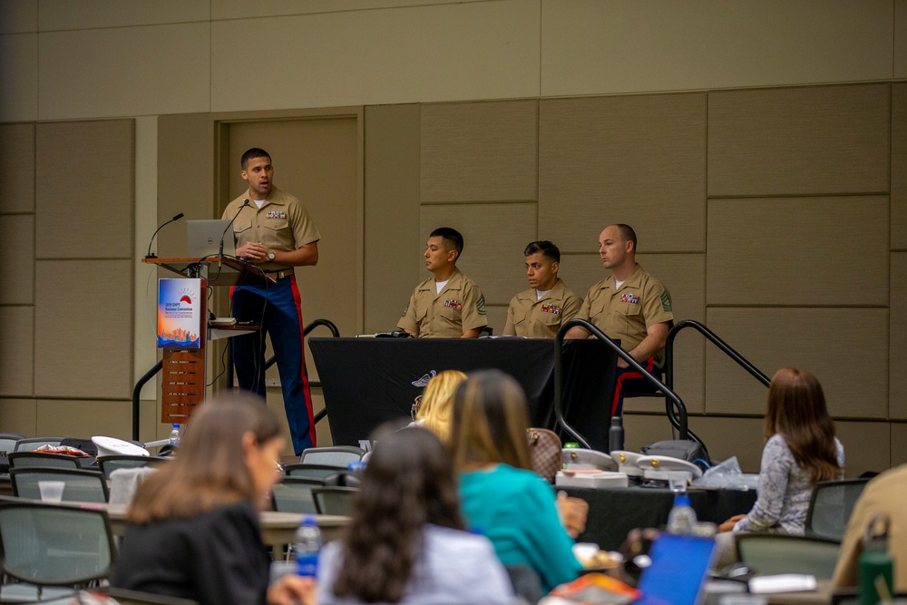 Marines host Cyber Security Discussion at the 2019 Society of Hispanic Engineers (SHPE) National Convention