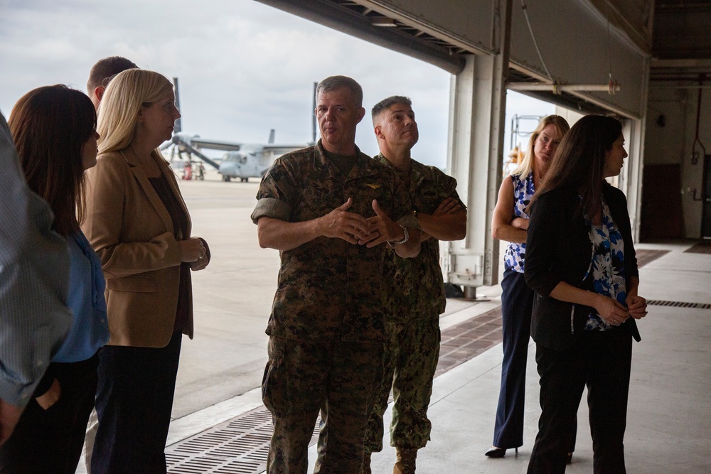 Senate Defense Appropriations Committee, Senate Appropriations Subcommittee conduct military construction tour on Camp Lejeune, New River