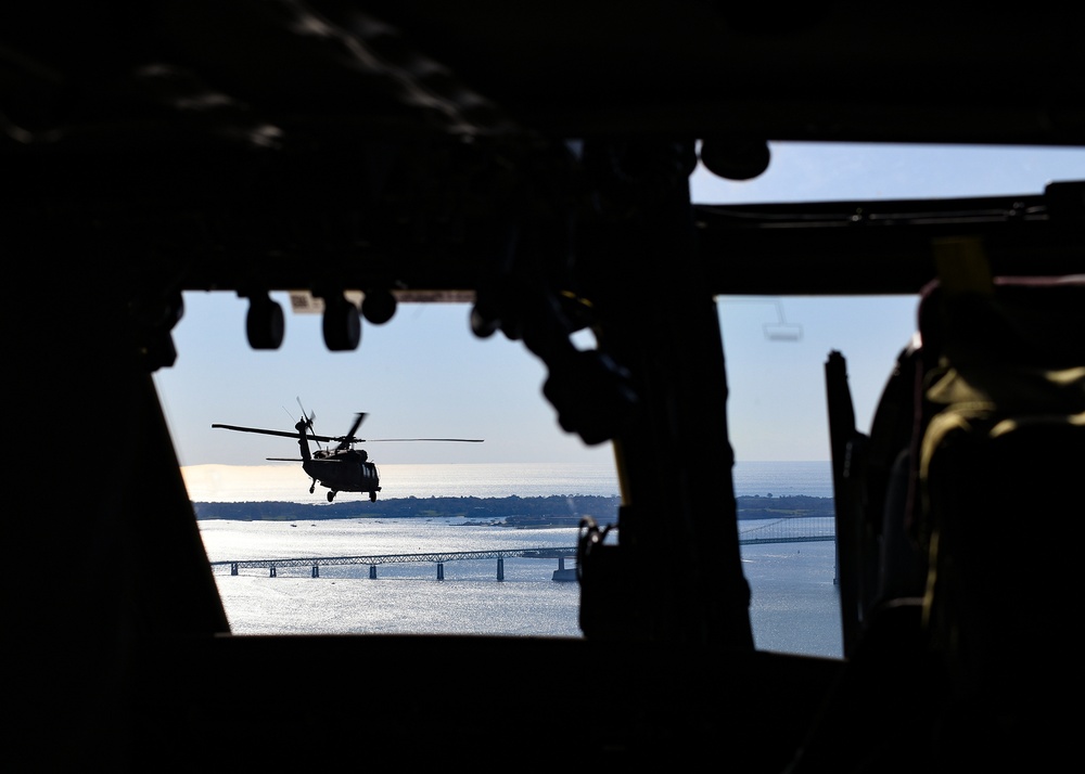 Aerial Photos Capture R.I. During ESGR Boss Lift