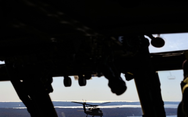 Aerial Photos Capture R.I. During ESGR Boss Lift