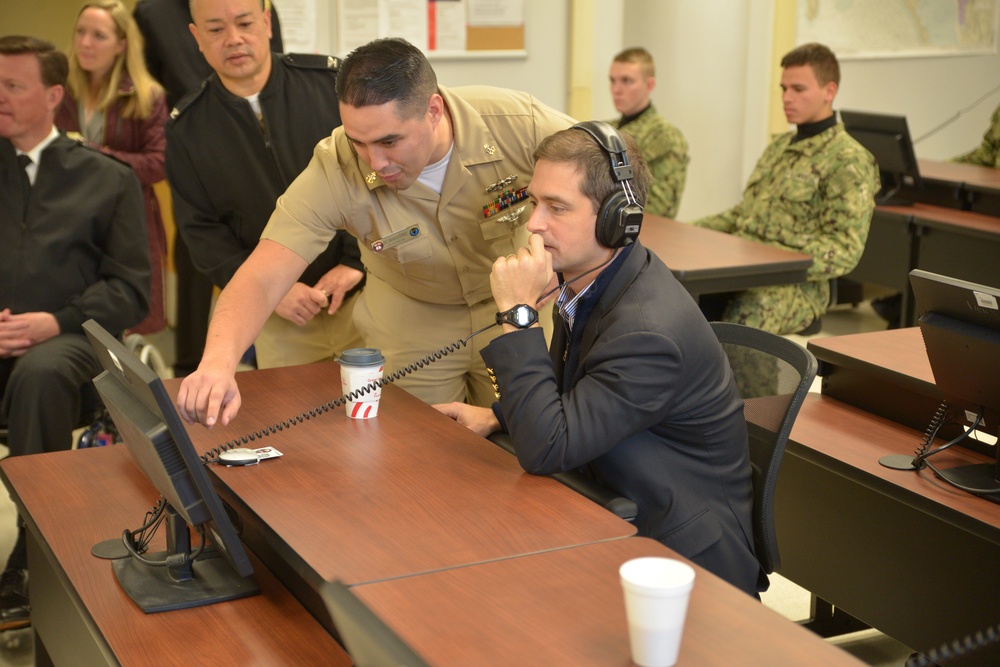 Senate Armed Service Staff Observes RRL at OS “A” School