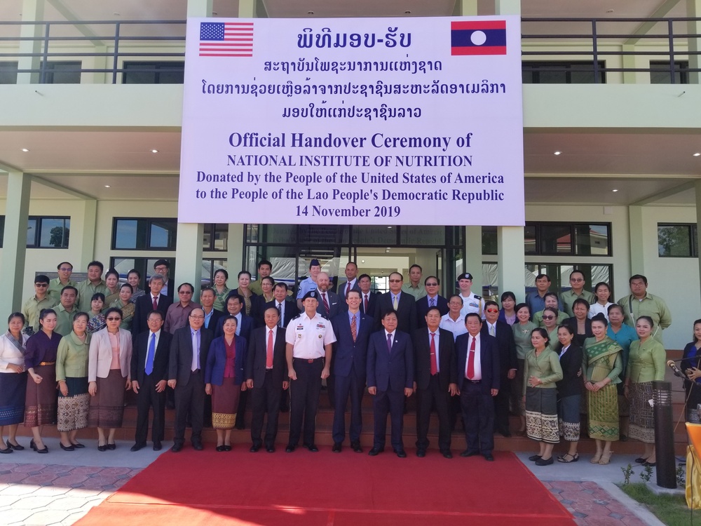 USACE participates in Lao National Institute of Nutrition ribbon cutting