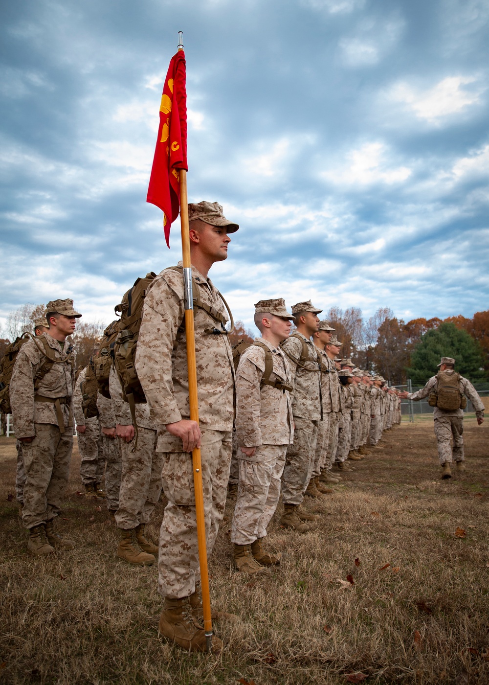 HEADQUARTERS AND SERVICE BATTALION HIKE