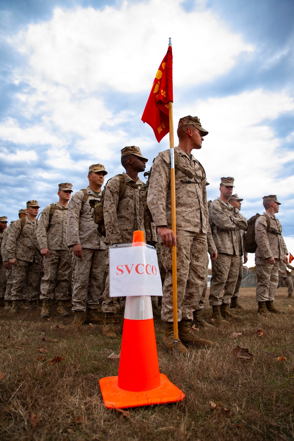 HEADQUARTERS AND SERVICE BATTALION HIKE